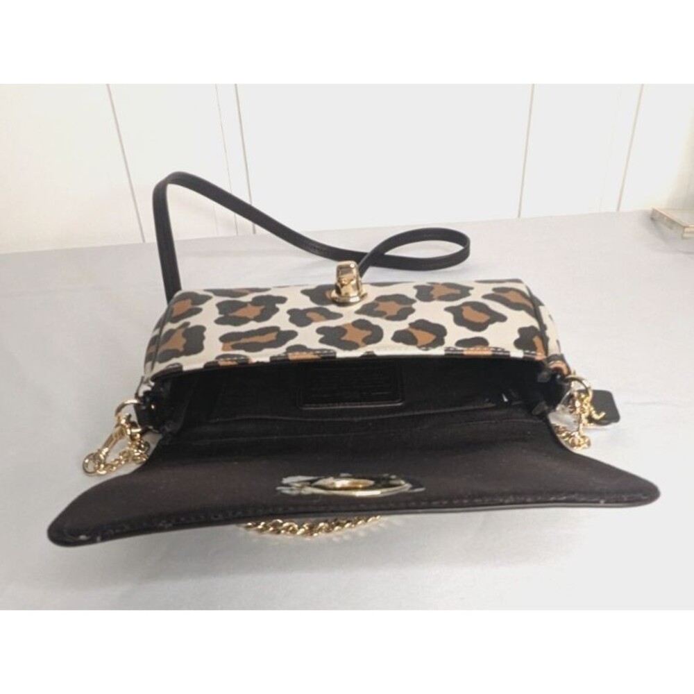 Coach Leopard (Ocelot) Print Mini Ruby Crossbody … - image 11